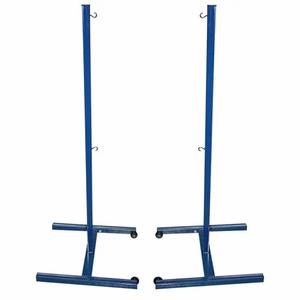0012431-set-of-2-fixed-badminton-posts-softee-equipment-blue-one-size