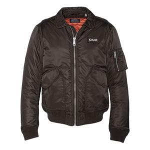 210100rs-dark-brown-classic-bomber-jacket-schott-cwu-dark-brown