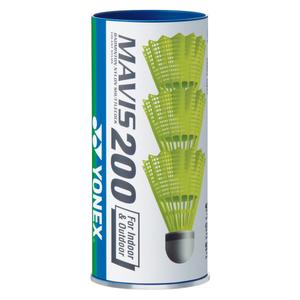 252m200outx3-tube-of-3-badminton-shuttlecocks-yonex-mavis-200-yellow-one-size