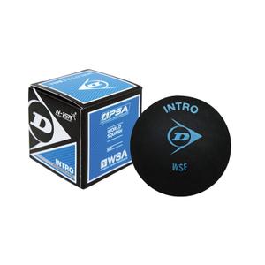 700106-set-of-3-squash-balls-dunlop-intro-blister-black-one-size
