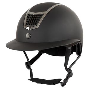 541037-b194-5-riding-helmet-with-polo-visor-br-equitation-lambda-plus-painted-black-gunmetal
