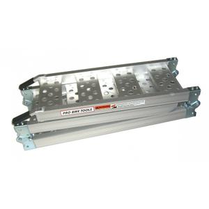 1415-triple-weight-aluminum-loading-ramp-brazoline-pro-bike-tools-grey-198-x-28-5-cm