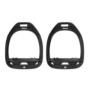 gc05ig0505-green-composite-inclined-grip-stirrups-flex-on-black-black-black-one-size