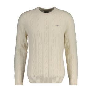 8050213-130-round-neck-sweater-gant-lambswool-cable-cream