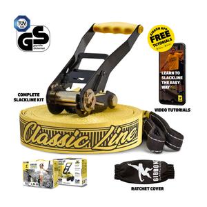 19849-slackline-set-gibbon-classicline-xl-yellow-25-m