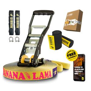 20224-slackline-set-gibbon-bananalama-xl-treewear-yellow-25-m