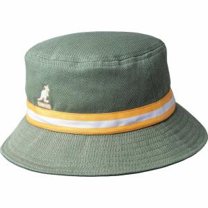 k4012sp-og349-kangol-stripe-lahinch-bucket-hat-oil-green