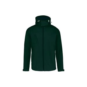 k413-bottlegreen-hooded-jacket-kariban-softshell-bottle-green