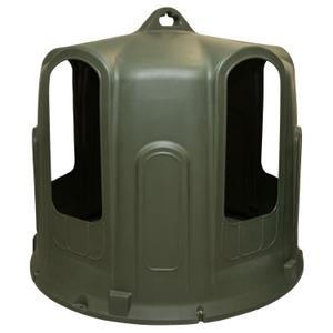 14557-hay-rack-for-round-bales-kerbl-olive-green-164x185x160-cm