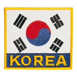 500700-embroidery-flag-badge-coree-du-sud-kwon-white-red-blue