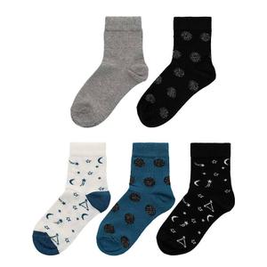686-16-pack-of-5-pairs-of-women-s-socks-lenz-mixed-metalic-35-38