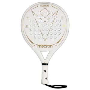 39020055-racket-from-padel-macron-cc-leonidas-light-powder-white-brown-one-size