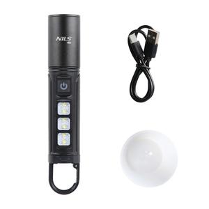 15-02-302-led-torchlight-nils-camp-nc0003-black-white-17-7x3-3-cm