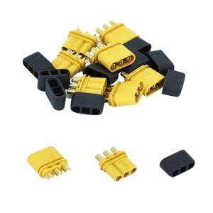200019-scooter-connector-5-males-and-5-females-selection-p2r-mr60-yellow-black-one-size