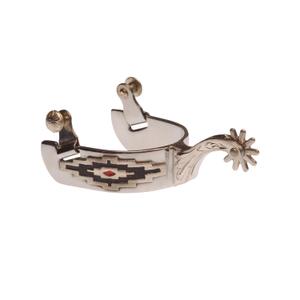 sr00220-western-riding-spur-pool-s-navajo-silver-one-size