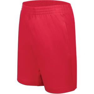 pa153-red-kids-jersey-shorts-proact-sport-red