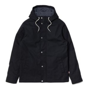 7311-black-short-parka-with-trim-revolution-black