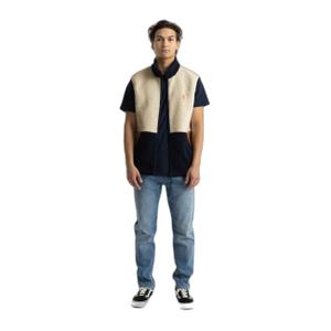 7716-brown-sleeveless-fleece-revolution-brown