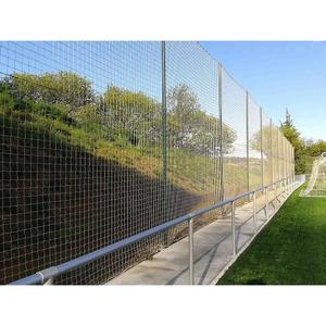0509009-metal-post-for-protective-netting-without-anchoring-softee-equipment-white-one-size