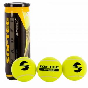 0014000-tubes-of-3-padel-balls-softee-speed-black-yellow-one-size