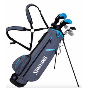 sp1720160-left-handed-golf-set-with-women-s-tripod-bag-spalding-executive-half-set-graphite-dark-blue-one-size