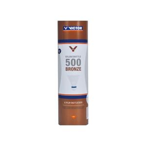 100519-100520-tube-of-6-badminton-shuttlecocks-victor-nylon-500-blue-white-one-size