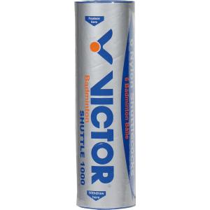 100619-100620-tube-of-6-badminton-shuttlecocks-victor-1000-blue-white-one-size