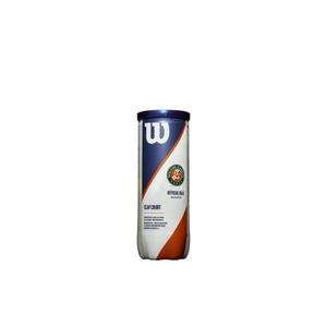 wrt125000-tube-of-3-tennis-balls-wilson-roland-garros-clay-ct-white-blue-red-one-size